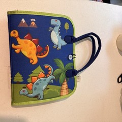 Multicolor Felt Learning Toy Book with Animals, Numbers, Dinosaurs
