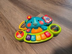 Light-Up Elephant Piano Toy for Infants – Ages 6 to 18 Educational Fun