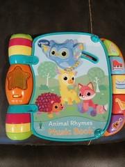 VTech Animal Musical Rhymes Book Educational Toy for 6-36 Months