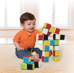 Imaginative Sensory Block Set – 24 Colorful, Easy-to-Use Toys for 12+