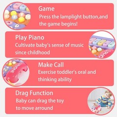 Kids Interactive Cell Phone Toy Girl Gift Game