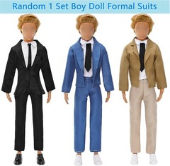 12 Items Doll Clothes for Boy Shoes Casual Wear Dolls Pants
