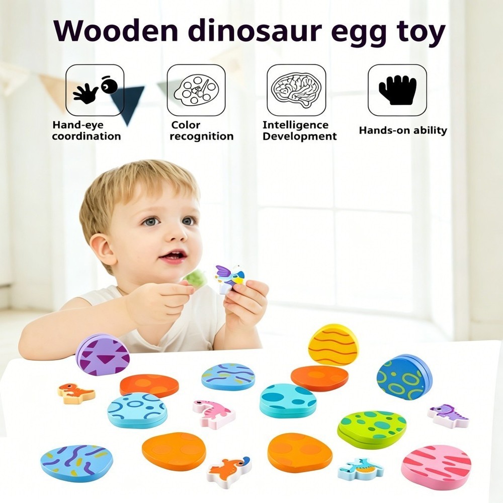 10pcs Dinosaur Sorting Toy Preschool Educational Birthday Gift for Kids-=//