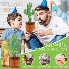 Emoin Dancing Talking Cactus Toy for Baby Boys Girls Gifts,Dancing Cactus Singin