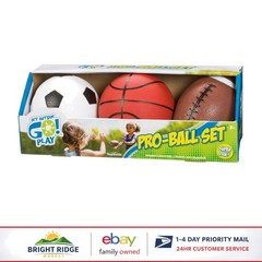 Durable Plastic Sports Ball Set for Kids, Perfect for Ages 3+ Indoor Outdoor Fun