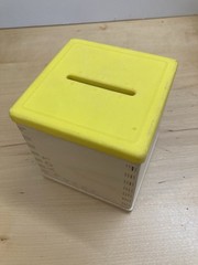 Lovevery Wooden Coin Bank Drop Box With Coins