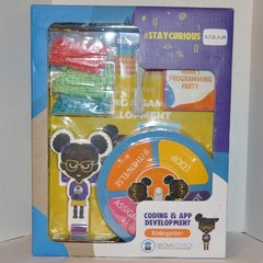 STEAM Coding & App Developing Kit Binary Code Beads Maya DADISI Brown Toy Box