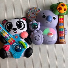 Fisher-Price Link Squad Panda HTX00 Koala HJR15 Interactive Learning Toy Set