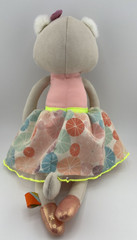 lot of 3 Baby Toys 6 to 18 Months Girls Soft Doll Plush Bunny Purple Warmies