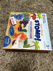Sight Word Stomp!, Educational Indoor Games, Preschool Alphabet New/Damaged Box
