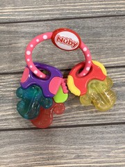 Nuby Keys Red Pink Ring Multi Color