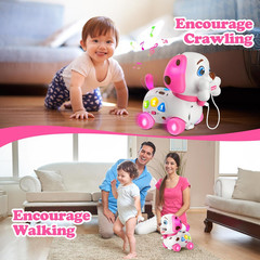 Musical Toys for 1 Year Old Girl Gifts, Bilingual Baby Toys 6-12-18 Months, Firs