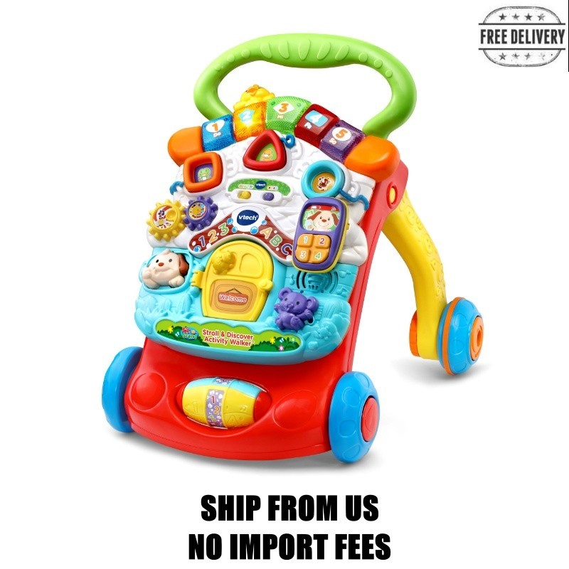 VTech Stroll & Discover Activity Walker with Accessories, Baby and Toddler Toys