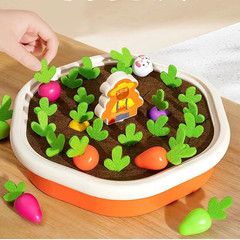 Baby Montessori Toys for Toddler Toys Educational Colorful Shape Toy Pull Carrot
