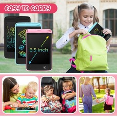 20 Pcs LCD Writing Tablet for Kids 6.5 Inch Colorful Doodle Board LCD Writing…