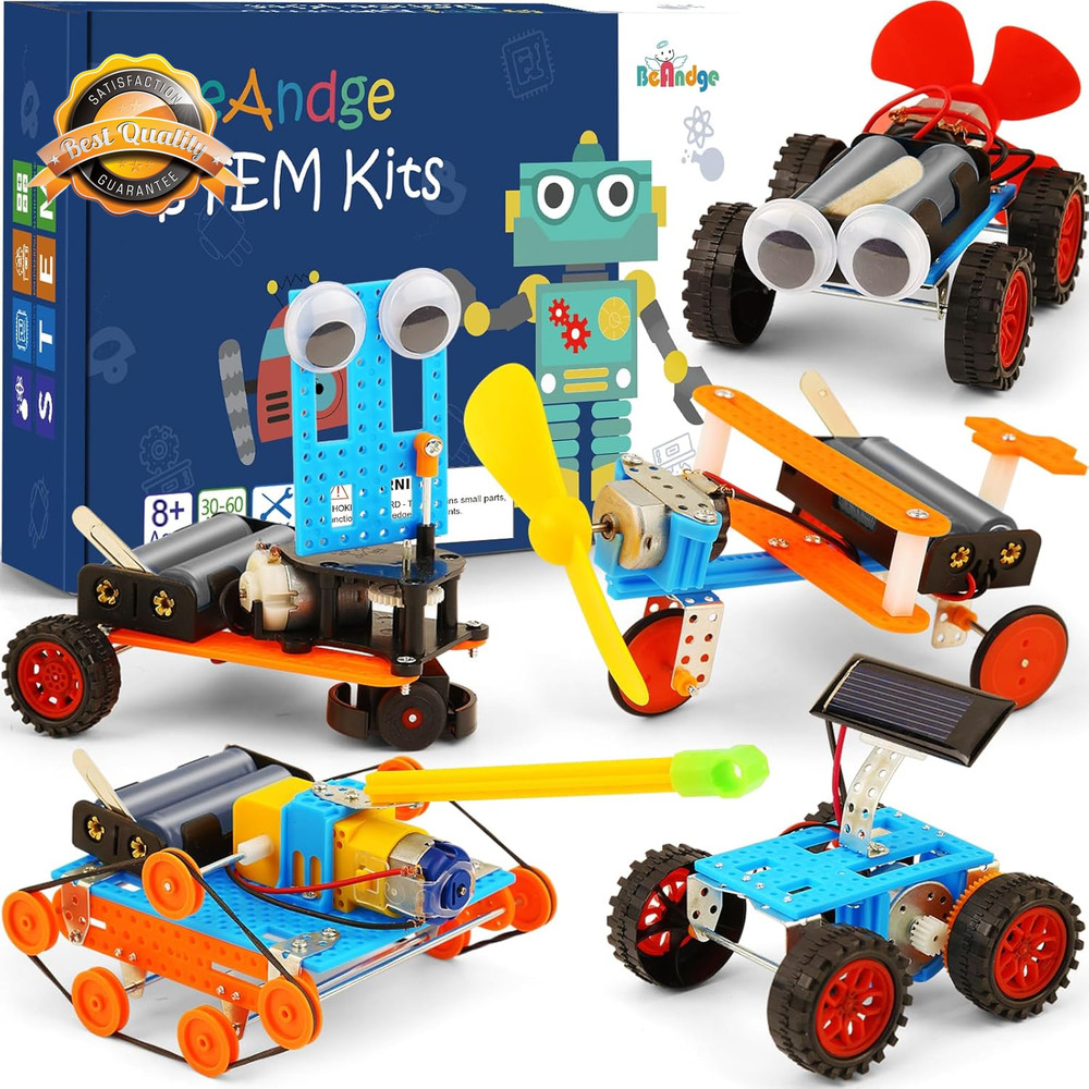 STEM Robot Building Kit Kids Ages 6-14 Science Toy Boys Birthday Gift