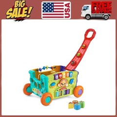 VTech Sort & Discover Activity Wagon with Accessories, Baby and Toddler Toys