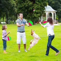 Toss and Catch Ball Set for Kids Ages 4-8 – Green Outdoor Toys