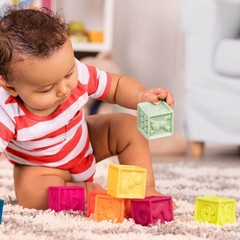 One Two Squeeze Baby Blocks – 10 Non-Toxic Stacking Toys for Ages 6 +