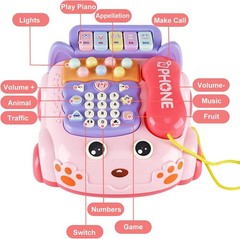 Kids Interactive Cell Phone Toy Girl Gift Game