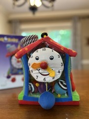 Hickory Dickory Clock Baby Plush Toy Small World Toys IQ Baby