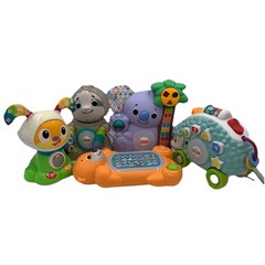 Fisher Price Lot Of 4 Linkimals + Beat Bow Wow Puppy Otter Koala Sloth ALL WORK