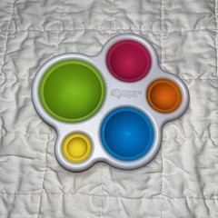 Fat Brain Toy Dimpl Baby and Toddler Sensory Learning Pop It Baby Toy