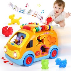 Toy Cars for 2 Year Old Boy Toys, Baby Boy Gifts, Musical Learning Crawling Toys