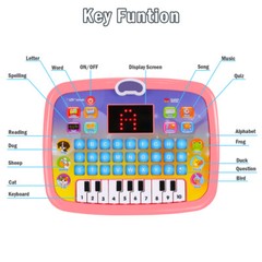 Early Educational Learning Tablet for Kids Age 3 4 5 6 7 8 Years Old Boys Girls