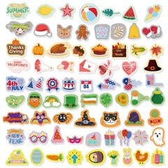 CHEFAN Felt Board Pieces – Holiday Seasonal Decorations, Festival Letter Boar…