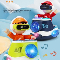 Toddler Music Toy, Bouncing Beat Flashing Light Dancing Music Toy with Universal