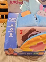 NEW MS. RACHEL “WHATS’s IN THE BOX?” Soft Learning Toy Early Development 3M+