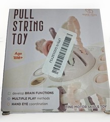 GOPO TOYS Pull String Sensory Toy Montessori Fine Motor Skills 18M+ Pastel UFO