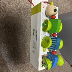 HABA Classic Pulling Figure Caterpillar Pull Toy ( Made in Germany ) wood
