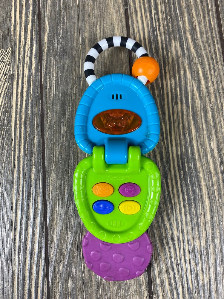 Sassy Multicolor Green Blue Purple Baby Phone Toy Kids Toddler Teether