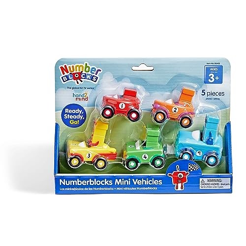 Numberblocks Numberblocks Miniature Car Figure Set 1-5 Character Cars (5-Piece