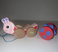 Pull Toy ® Push and Pull Play Pull & Fun Toy, Ladybug