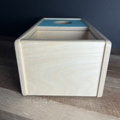 LOVEVERY THE THINKER PLAY KIT MONTHS 11-12 SLIDING TOP BOX MONTESSORI Ball Drop