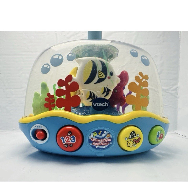 VTech Learn & Spin Aquarium Baby Toy Electronic Lights Sounds 12M+ 2017
