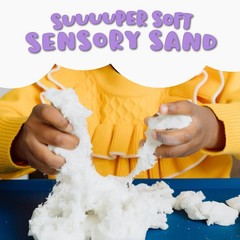 Chuckle & Roar Sensory Dream Sand Bulk 2lb Container – Gluten-Free, Never-