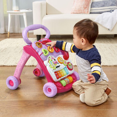VTech Sit-to-Stand Learning Walker (Frustration Free Packaging), Pink, Pink