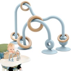 Baby Sensory High Chair Suction Toys for Infant Toddlers 12 18 Months, Food Grad