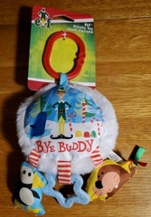 ELF Baby Activity Toy Clip On Crinkle & Rattle Sounds Age 0+ Christmas Holiday
