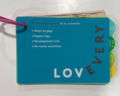 4 Lovevery Play Guides from 11 Months To 21 Months. Love Every Baby Toddler