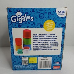 Giggles Stacking Drums Multicolor 12-36 Months Preschool Toys Funskool New