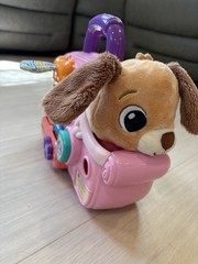 VTech Cutie Paws Plastic Puppy Carrier with Accessories for Baby and Toddler