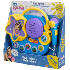 Ms Rachel Karaoke Microphone Boombox Sing Along Musical Toy Kids 18+ Months