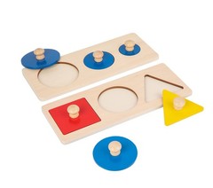 Montessori Shape Puzzle Toddlers 1-3 Color Sorter Baby Puzzles 12-18 Months
