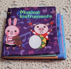 8 Handmade Soft Colorful Mini Books For Babies & Toddlers. Rustled. 4″ X 4″ WOW