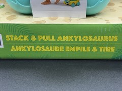 TOOMIES Stack & Pull Ankylosaurus JURASSIC WORLD Toddler Toy TOMY – NEW IN BOX